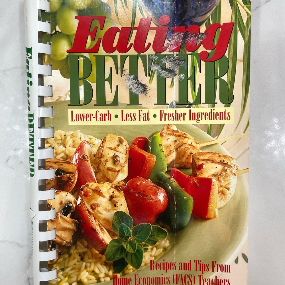 Eating Better Cookbook - Green and Red Cover